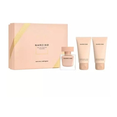 Narciso Rodriguez Narciso Poudree Geschenkset Eau de Parfum 50 ml + Body Lotion 50 ml + Showergel 50 ml 1 set