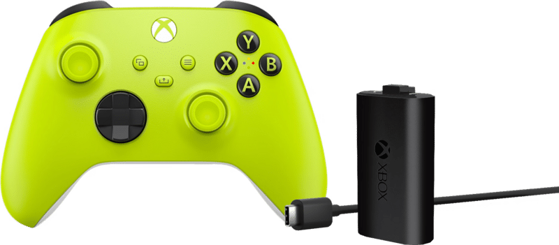 xbox-series-x-en-s-wireless-controller-electric-volt-geel-play-and-charge-kit