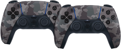 Sony PlayStation 5 DualSense Controller Grey Camo Duo Pack