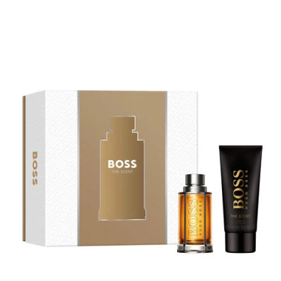 BOSS THE SCENT for him geschenkset - eau de toilette 50 ml + douchegel 100 ml