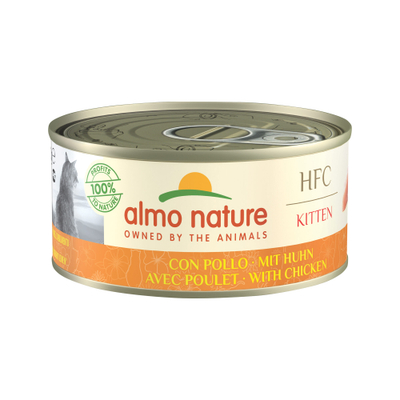 Almo Nature HFC 150 Kitten - Kip - 24 x 150 g - natvoer katten