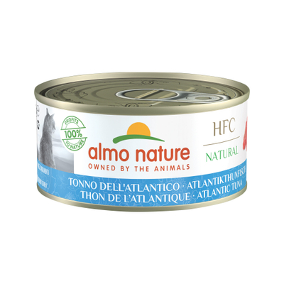Almo Nature HFC 150 Natural Kattenvoer - Atlantische Tonijn - 24 x 150 g - natvoer katten