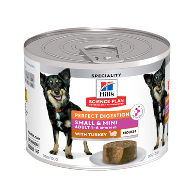 Hill's Science Plan Adult Perfect Digestion Small & Mini Mousse - 12 x 200g - natvoer honden