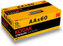 Kodak AA Xtralife Alkaline 60 stuks AA batterijen