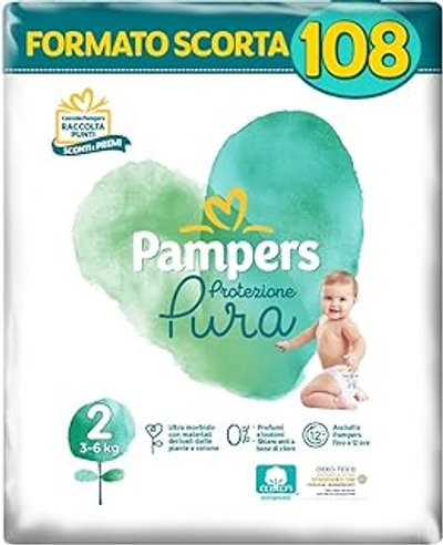 Pampers  luiers maat 2 - 108 stuks