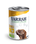 Yarrah biologisch hondenvoer chunks met kip - 405g - natvoer honden