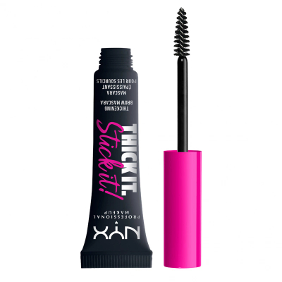Nyx Professional Makeup Thick It Stick It Brow Gel Mascara - Black - Verdikkende Wenkbrauw Mascara - Zwart