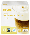 PLUS Koffiecapsules Latte macchiato doos 16 stuks