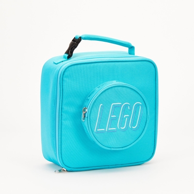 LEGO Lunchtas in de vorm van een steen - azuurblauw