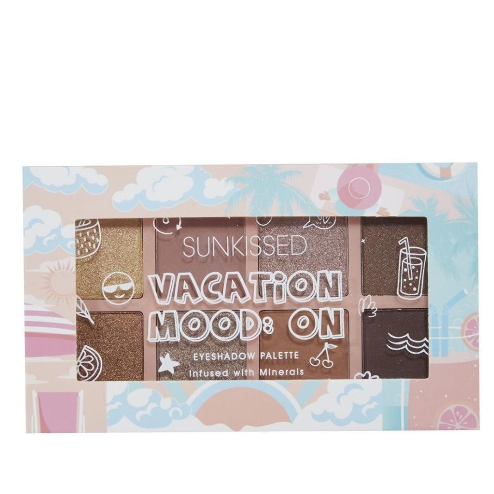 Sunkissed Vacation Mood: ON Eyeshadow Palette - 8 x 2,2g