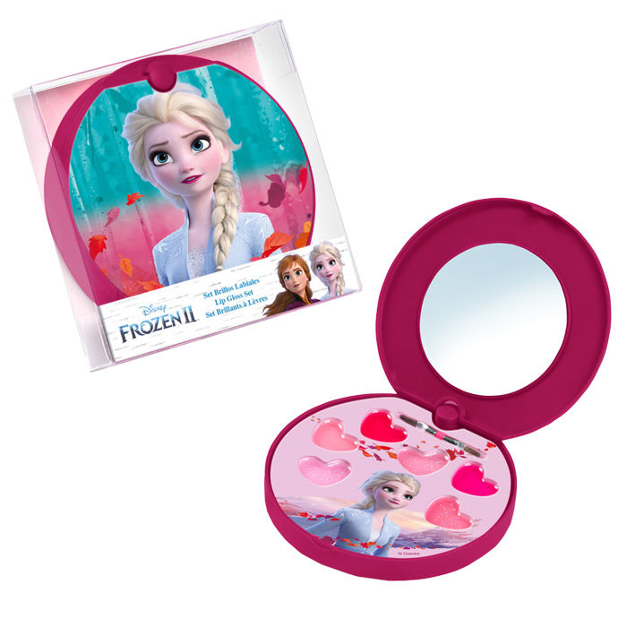 Disney Frozen II lipgloss set met spiegeltje