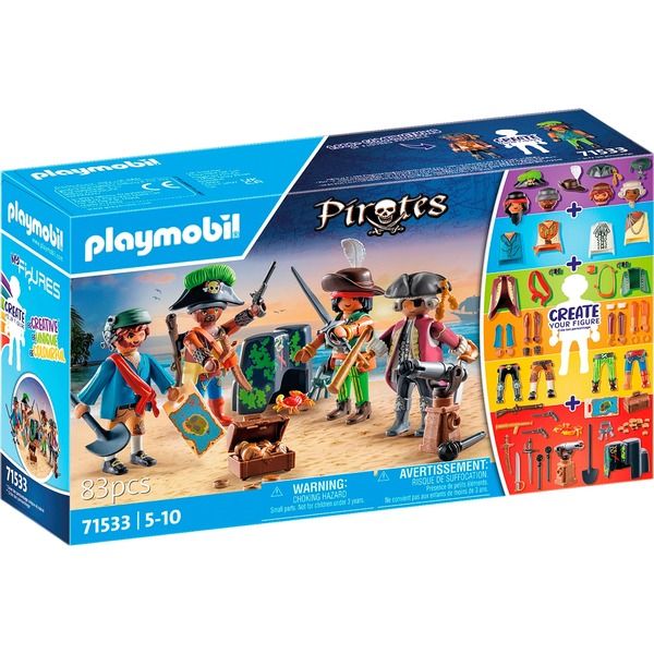 PLAYMOBIL Pirates - My Figures Piraten Constructiespeelgoed (71533)