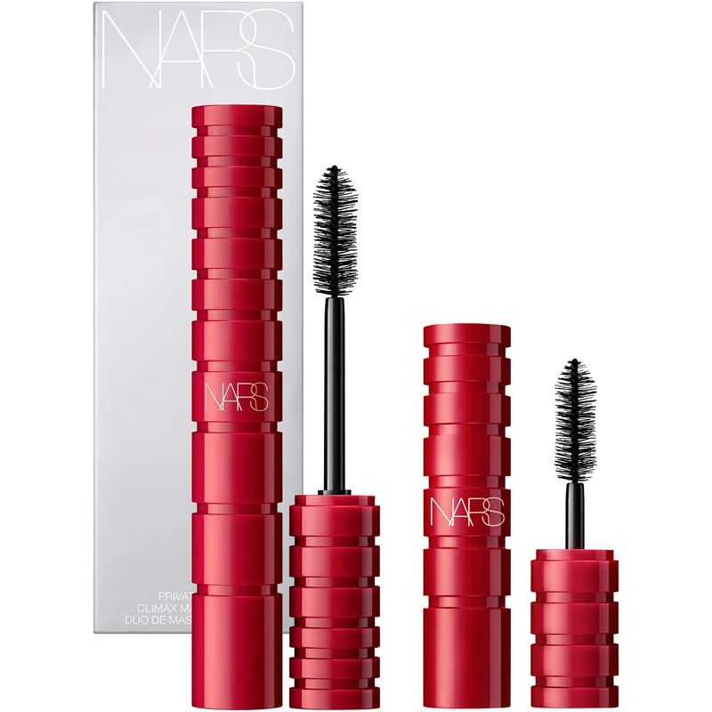 NARS MINI HOLIDAY COLLECTION PRIVATE PARTY CLIMAX MASCARA DUO BLACK Gift Set voor Volume en Gekrulde Wimpers 2 st