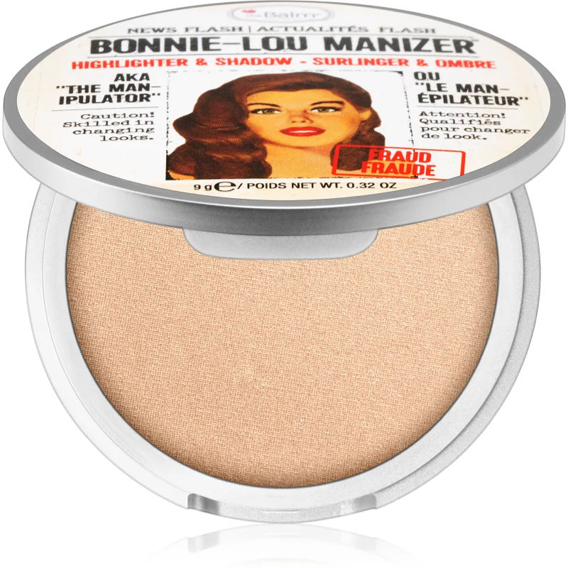 theBalm Lou Manizer Highlighter, Shimmer en Oogschaduw Alles in één Tint Bonnie 9 g