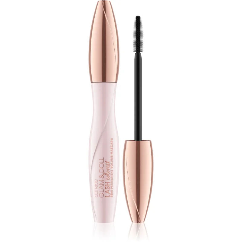 Catrice Glam & Doll Lash Colorist Semi-Permanent Volume mascara voor volume en definiëring van de wimpers Tint 010 Ultra Black 9 ml