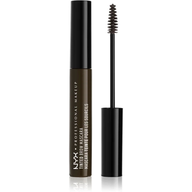 NYX Professional Makeup Tinted Brow Mascara Mascara voor Wenkbrauwen Tint 05 Black 6.5 ml