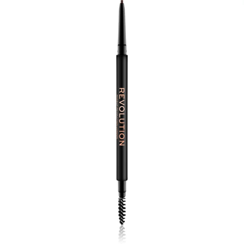 Makeup Revolution Precise Brow Pencil zeer precies wenkbrauwpotlood met Borstel Tint Medium Brown 0.05 g