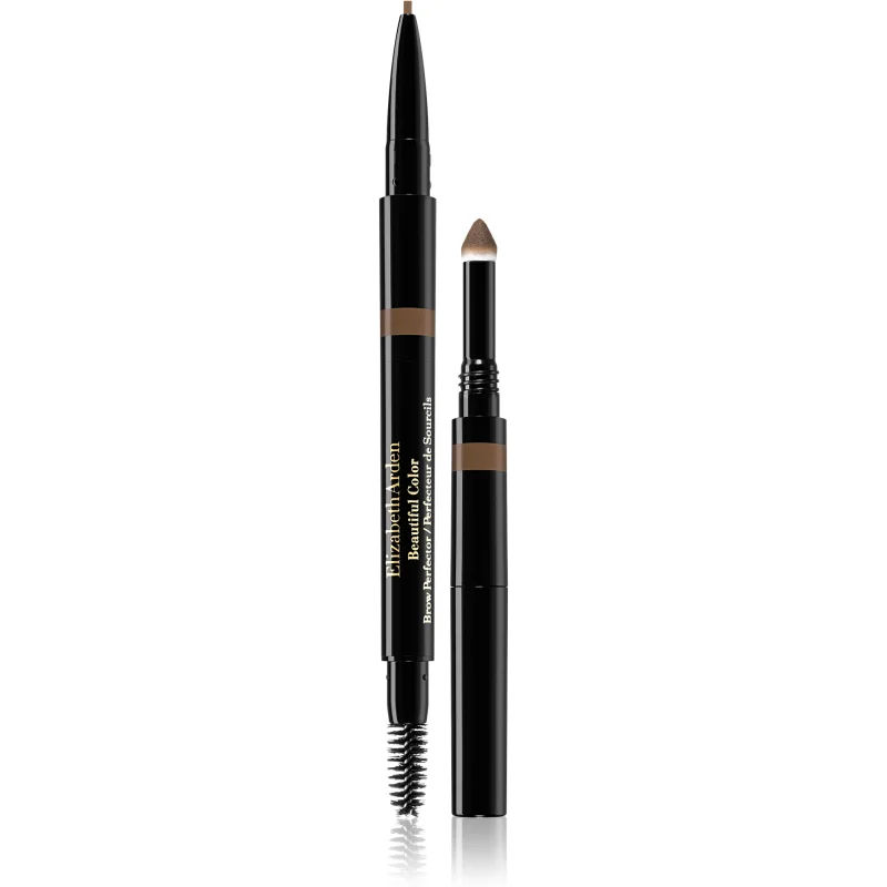 Elizabeth Arden Beautiful Color Brow Perfector Automatische Wenkbrauwpotlood 3in1 02 Taupe 0.32 gr