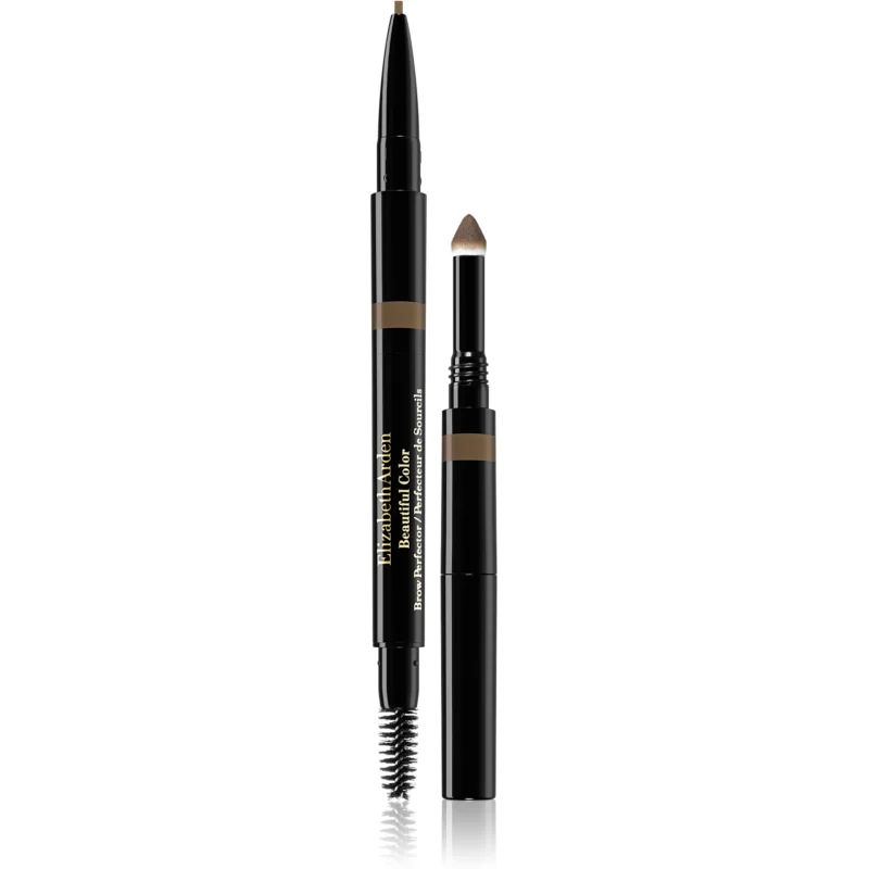 Elizabeth Arden Beautiful Color Brow Perfector Automatische Wenkbrauwpotlood 3in1 03 Ash Brown 0.32 gr