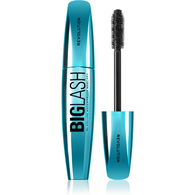 Makeup Revolution Big Lash Volume waterproof mascara voor het volume Tint Black 8 ml