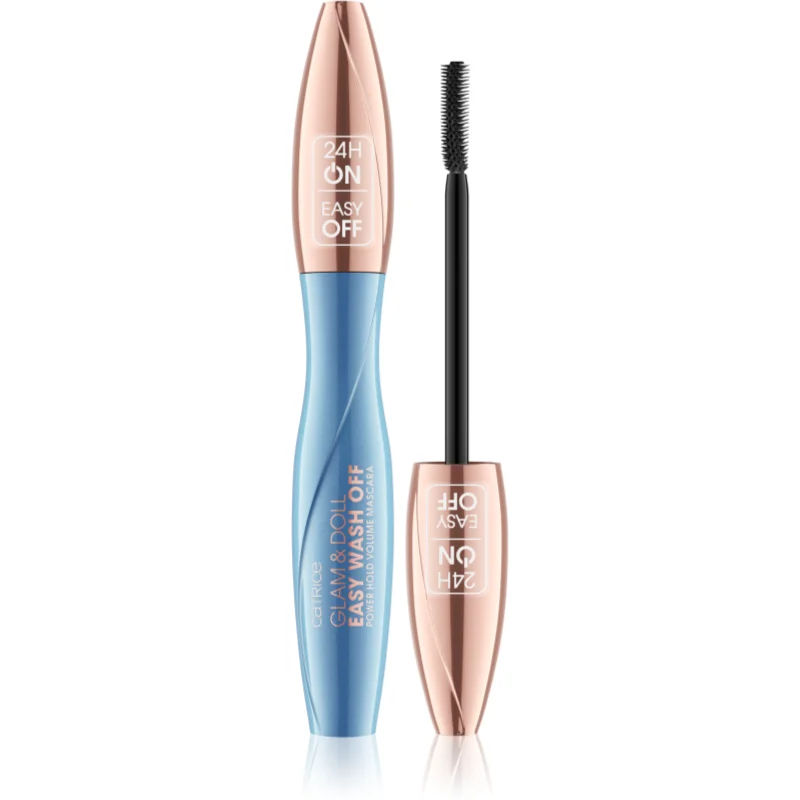 Catrice Glam & Doll Easy Wash Off Power Hold Volume mascara voor volume en definiëring van de wimpers Tint 010 Black 9 ml