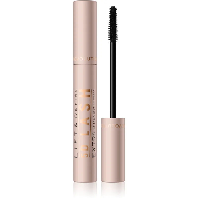 Makeup Revolution 5D Lash Extra Mascara voor Lange en Volle Wimpers Tint  Jet Black 14 ml