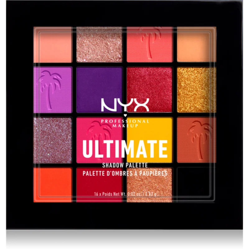 NYX Professional Makeup Ultimate Shadow Palette oogschaduw palette Tint 13 - Festival 16 x 0.83 g