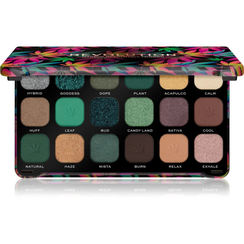 Makeup Revolution Forever Flawless Oogschaduw Palette Tint Chilled 18 x 1.1 gr