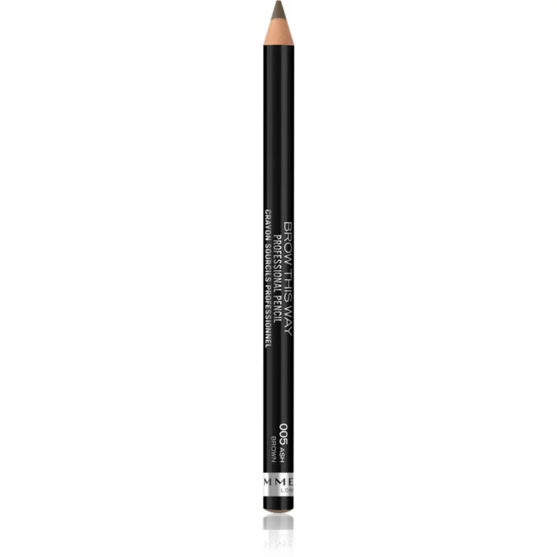 Rimmel Brow This Way Wenkbrauwpotlood met Borstel Tint 005 Ash Brown 1,4 gr