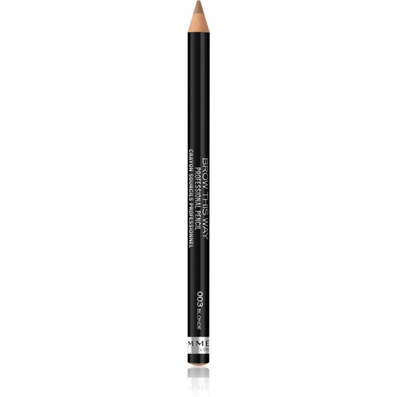 Rimmel Brow This Way Wenkbrauwpotlood met Borstel Tint 003 Blonde 1,4 g