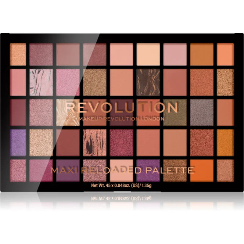 Makeup Revolution Maxi Reloaded Palette Oogschaduw Palette Tint Infinite Bronze 45x1.35 gr