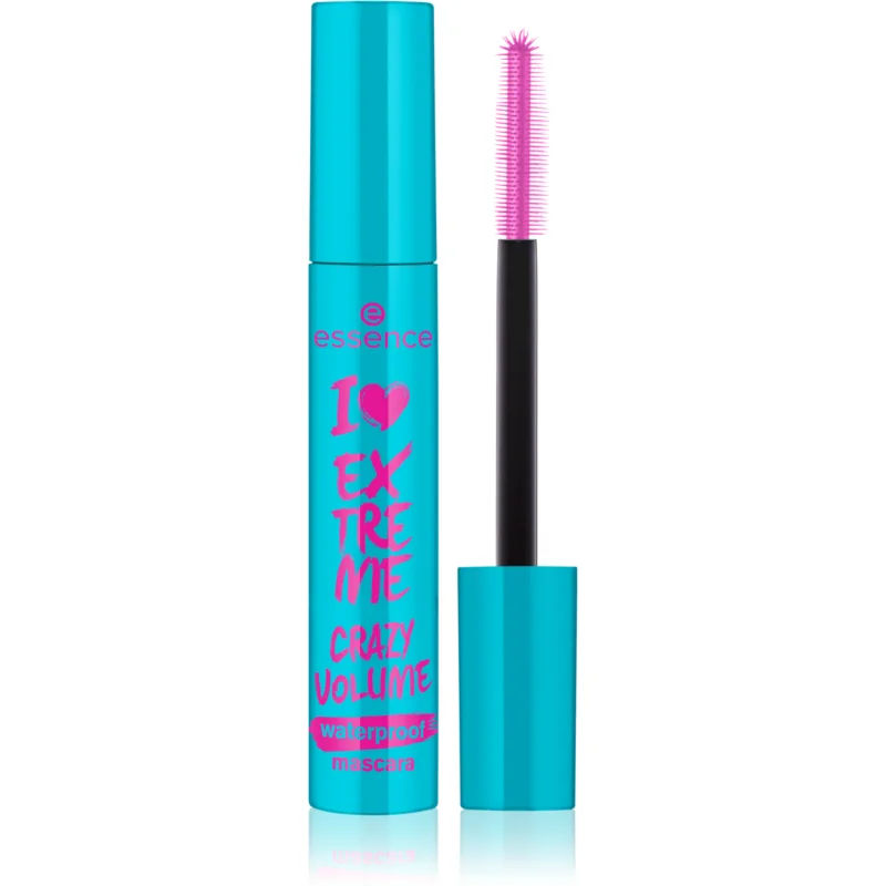 Essence I LOVE EXTREME CRAZY VOLUME waterproof mascara voor het volume Tint Black 12 ml