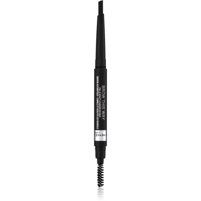 Rimmel Brow This Way Wenkbrauwpotlood met Borstel 2in1 Tint 004 Soft Black 0,25 gr