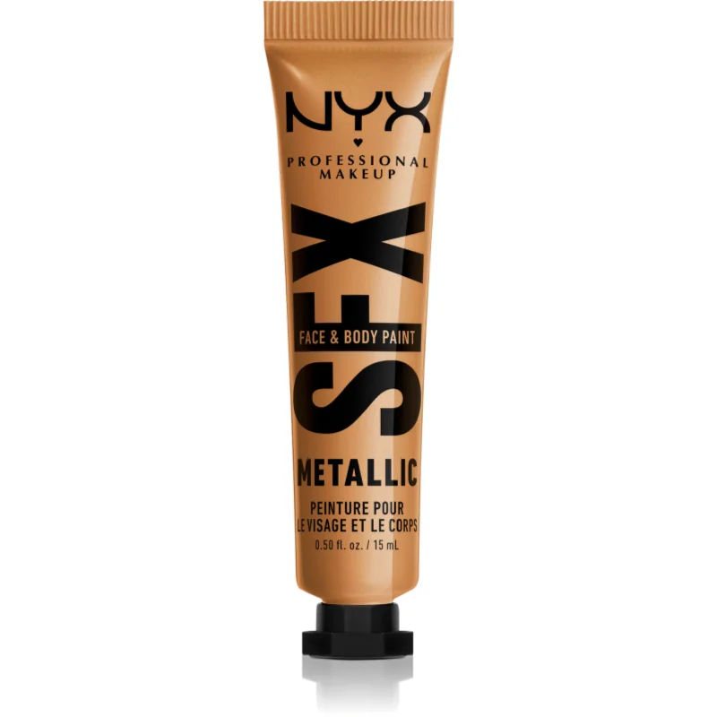 NYX Professional Makeup Halloween SFX Paints oogschaduwcrème voor Gezicht en Lichaam Tint 05 Gold Dusk 15 ml