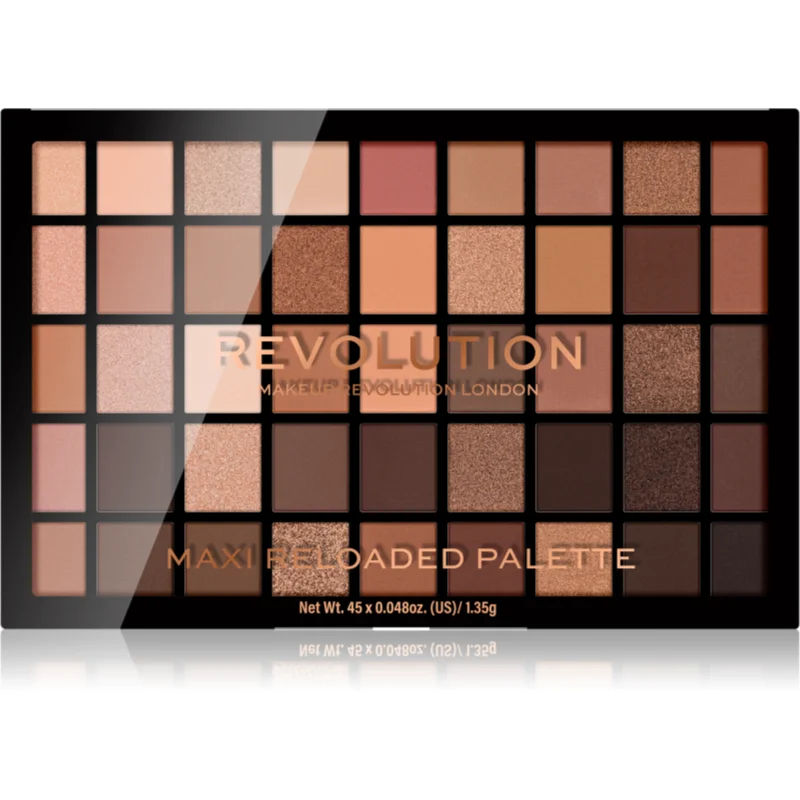 Makeup Revolution Maxi Reloaded Palette Oogschaduw Palette Tint Ultimate Nudes 45x1.35 gr