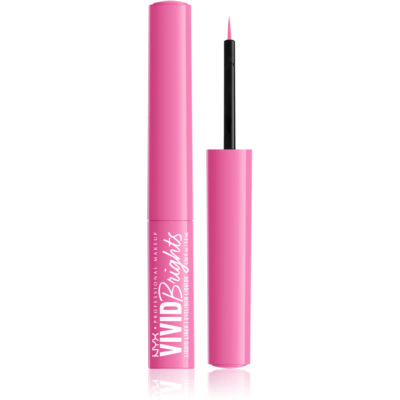 Nyx Professional Makeup - Vivid Brights Liquid Liner - Pink Liquid Eye Liner - Don't Pink Twice