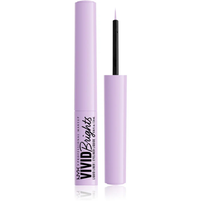 Nyx Professional Makeup - Vivid Brights Liquid Liner - Purple Pink Liquid Eye Liner - Lilac Pink