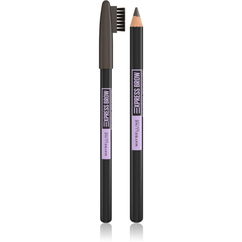 Maybelline New York - Express Brow Shaping Pencil - 04 Deep Brown - Bruin Wenkbrauwpotlood en Borstel