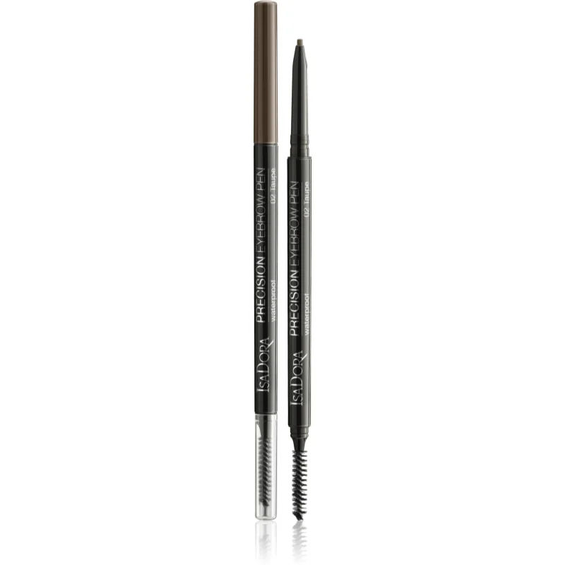 IsaDora Precision Eyebrow Pen zeer precies wenkbrauwpotlood Tint 02 Taupe 0,09 gr