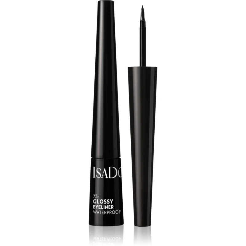 IsaDora Glossy Eyeliner waterproof eyeliner Tint 40 Chrome Black 2,5 ml