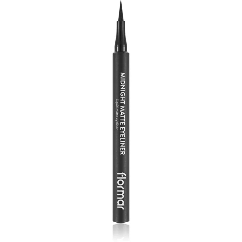 flormar Midnight Matte Eyeliner eyeliner stift met Matterend Effect Tint 01 Black 1,2 ml