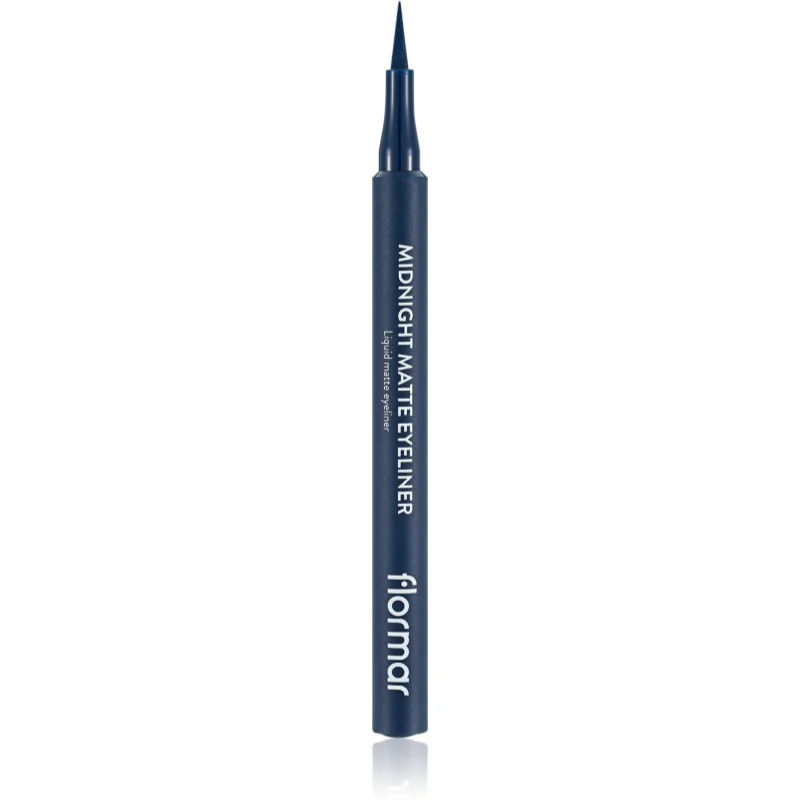 flormar Midnight Matte Eyeliner eyeliner stift met Matterend Effect Tint 03 Dark Blue 1 ml