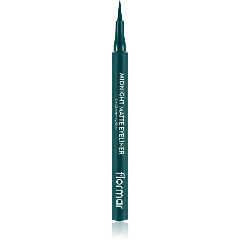 flormar Midnight Matte Eyeliner eyeliner stift met Matterend Effect Tint 04 Green 1 ml