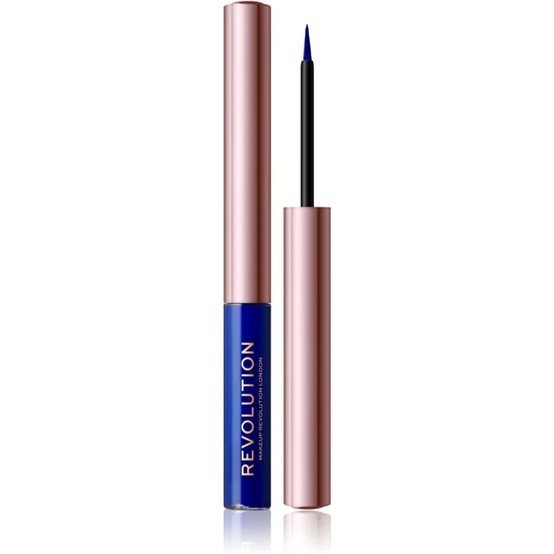 Makeup Revolution Super Flick Vloeibare Eyeliner Tint Blue 2,4 ml