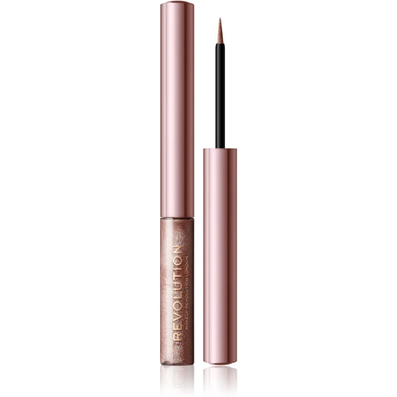 Makeup Revolution Super Flick Vloeibare Eyeliner Tint Rose Gold 2,4 ml