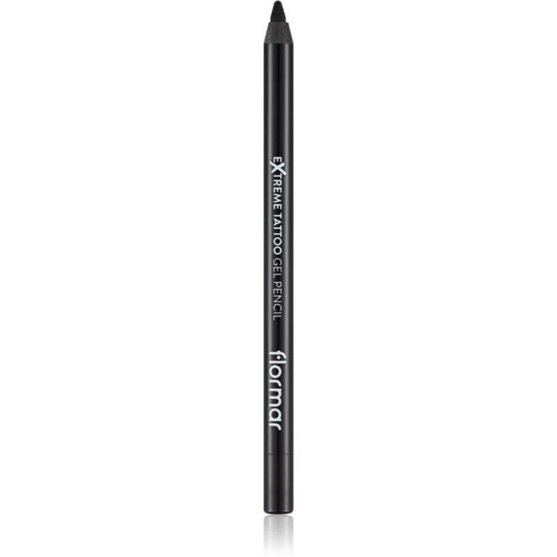 flormar Extreme Tattoo Gel Penci Waterproef Gel Potlood voor Eyeliner Tint 06 Onyx 1,2 g