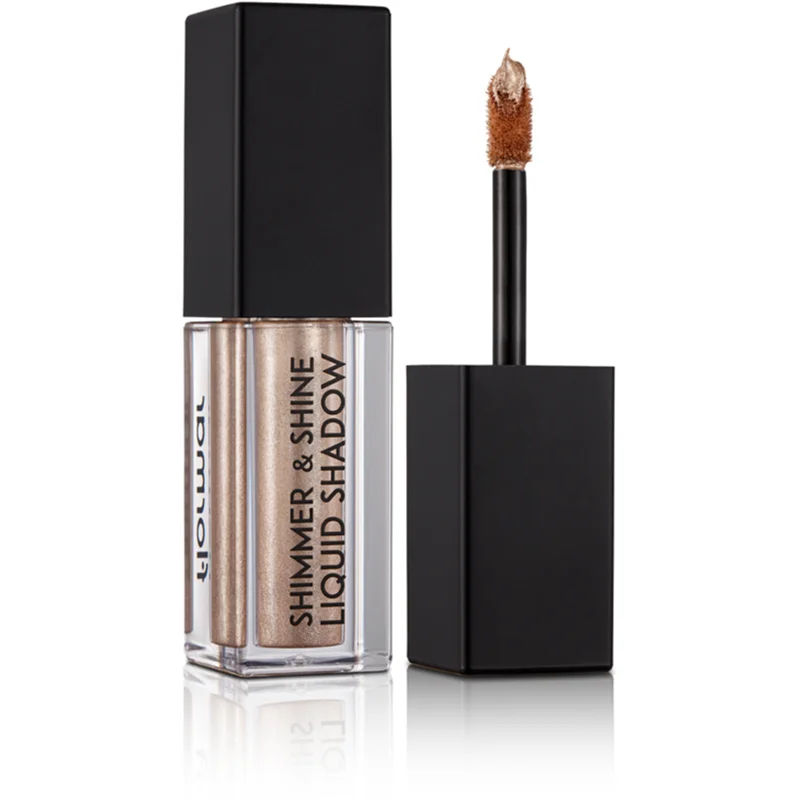 flormar Shimmer & Shine Liquid Shadow vloeibare glitteroogschaduw Tint 01 Cashmere Gold 4,5 ml