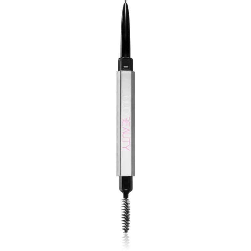 Huda Beauty Bombrows Microshade Brow Pencil Wenkbrauwpotlood voor Wenkbrauwen Tint Soft Black 0,02 g