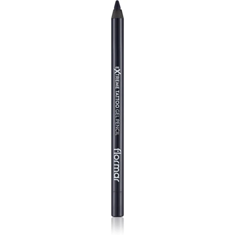 flormar Extreme Tattoo Gel Penci Waterproef Gel Potlood voor Eyeliner Tint 04 Intense Blue 1,2 g