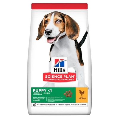 Hill's Science Plan Hond Puppy Medium Lam&Rijst 14kg - hondenbrokken